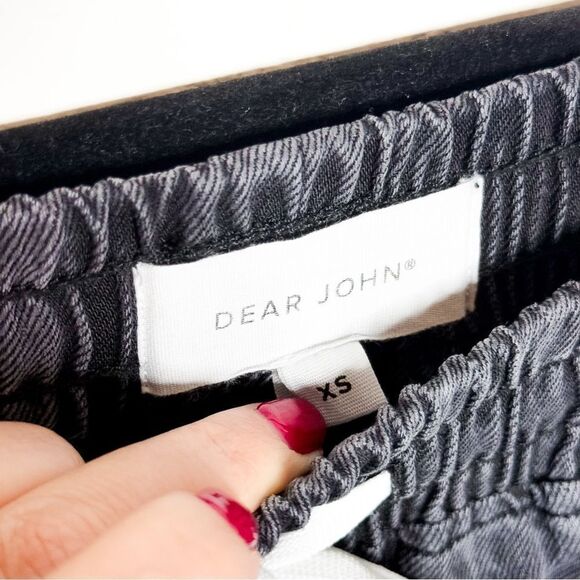 Dear John Women's Washed Black Tencel Joggers with Drawstring Waist Size Small - Picture 3 of 8